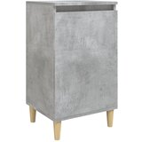 Maison Chic Nočna omarica - Nočna miza betonsko siva 40x35x70 cm inženirski les, (21689089) Cene