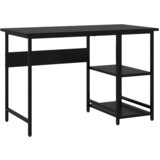 Maison Chic Računalniška miza - pisarniška miza črna 105x55x72 cm MDF in kovina, (21785237) Cene