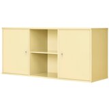 Hammel Furniture Svetlo rumena nizka stenska komoda 133x61 cm Mistral – | Shoptok.si