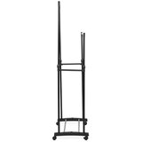 YES EVERYDAY Crni metalni mobilni stalak za odjeću 80x160x42 cm Roald – | shoptok.hr