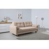 MID.YOU ZOFA S POSTELJNO FUNKCIJO, krem barve tekstil | Shoptok.si