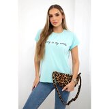 Kesi Shopping blouse is my cardio mint+black | shoptok.hr