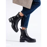 W. POTOCKI Potocki women's black Chelsea boots