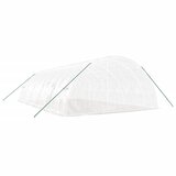  Staklenik s čeličnim okvirom bijeli 60 m² 10 x 6 x 2,85 m | shoptok.hr