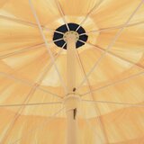  Suncobran za plažu u havajskom stilu 240 cm prirodni | shoptok.hr