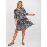 Fashion Hunters Women's Boho Dress with 3/4 Sleeves Sublevel - Multicolored | shoptok.hr