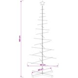  Metalno božićno drvce sa stalkom KUOPIO 180 cm Čelik Zlatno | shoptok.hr