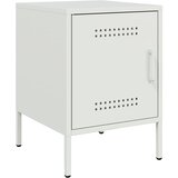  The Living Store Nočna omarica bela 36x39x50,5 cm jeklo - Nočna Omarica, (21497505) | Shoptok.si