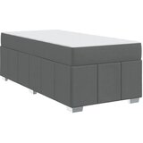  Krevetna konstrukcija s madracem Tamno siva 90 x 190 cm tkanina | shoptok.hr