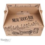 ZOOKSY/RAINBOW SOCKS Rainbow Socks Meal Socks Box Burger Fries Beer 5 Pairs Cene