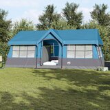 vidaXL Kamping šotor z okni Modra 12-osebni vodoodporen | Shoptok.si