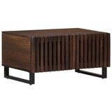vidaXL Klubska mizica rjava 80x51x40 cm trden mangov les Cene