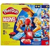play-doh marvel: maščevalci iron man laboratorij za izdelavo oklepa s svetlobo in zvokom