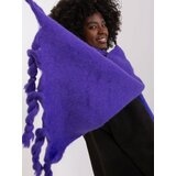Fashion Hunters Dark purple wide women's scarf Cene