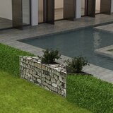 vidaXL gabionska košara od pocinčanog čelika 120 x 30 x 50 cm Cijene