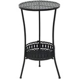 vidaXL Bistro stol crni 40 x 70 cm metalni Cijene
