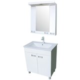Quartz komplet - lavabo sa ormarićem 62cm + ormarić sa ogledalom 60cm lux ket Cene