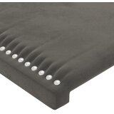  Uzglavlje s ušima tamnosivo 103x23x78/88 cm baršunasto | shoptok.hr