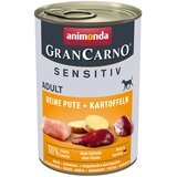 animonda GranCarno Adult Sensitive 24 x 400 g - Puran in krompir | shoptok.hr