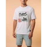Sinsay Pamučna majica comfort fit s printom | shoptok.hr