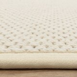 Asiatic Carpets Kremno bela obojestranska ročno tkana preproga iz mešanice volne 120x160 cm Korra Double Loop – | Shoptok.si