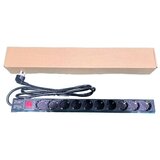 ExeLink Razvodni PDU panel za rack 19 in, sa 10 utičnih mesta, kabl 2m (aluminijum) | ePonuda.com