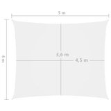  Jedro protiv sunca od tkanine Oxford pravokutno 4 x 5 m bijelo | shoptok.hr