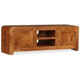 TV ormarić od masivnog drva s premazom boje meda 120x30x40 cm | shoptok.hr