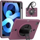JTech Oklepno ohišje z vrtljivim stojalom za iPad Air 4/iPad Pro 11 Maroon, (22025415) | Shoptok.si
