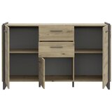Hom`in komoda, siva, hrast artisan | Shoptok.si
