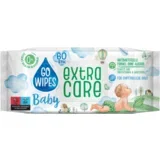 Extra Care vlažni čistilni robčki za otroke za občutljivo kožo 0+ 60 kos