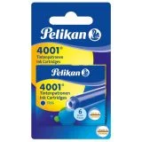 tinta za nalivpero patrone kratke pk12 4001 pelikan 330795 plava blister