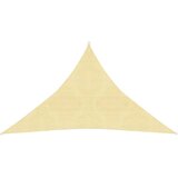  Senčno jadro 160 g/m² bež 4x4x5,8 m HDPE | Shoptok.si