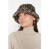 Trendyol Mink Leopard Women's Hat