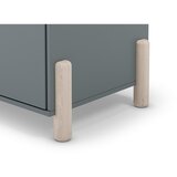 Marckeric Zelena otroška garderobna omara iz masivnega bora 93x180 cm Enola – | Shoptok.si