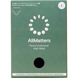 AllMatters Period Underwear High Waist Black - L Cene