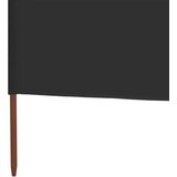 vidaXL 3-panelni vetrobran tkanina 400x160 cm antraciten, (20692527) | Shoptok.si