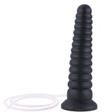 HiSmith HSW03-L-F Squirting Tower Shape Silicone Dildo Anal Toy KlicLok 26cm Black | Shoptok.si