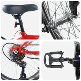  Otroško Kolo 20 Palcev 6-Speed za starost od 6 do 11 let Rdeča, (5000202965) | Shoptok.si