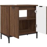 vidaXL Komplet pohištva za kopalnico s predalom 3 pcs Rjavi hrast | Shoptok.si