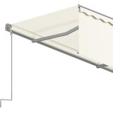  Automatska tenda na uvlačenje s roletom 3,5 x 2,5 m krem | shoptok.hr
