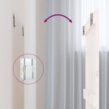  Zidno uzglavlje bijelo 82,5x3x60 cm od masivne borovine | shoptok.hr