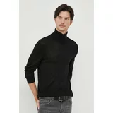 Michael Kors Volnen pulover moški, črna barva
