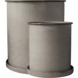 PLANT POT large, 2 seta - beige