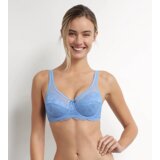 DIM GENEROUS ESSENTIEL UNDERWIRE BRA - Women's lace bra - light blue Cene