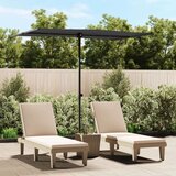  Vrtni suncobran s aluminijskom šipkom 2 x 1 5 m crni | shoptok.hr