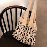 Venisymlis Ženska Pletena Torba Za Na Plažo Velika Torba Pletena Nakupovalna Torba Na Eno Ramo, (22070047) | Shoptok.si
