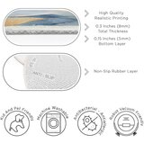 Mila Home modra/zlata pralna okrogla preproga ø 100 cm golden leaves – | Shoptok.si