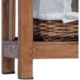  Bocni stol Smeđa 38 x 28 x 35 cm Čvrsto mahagonijevo drvo | shoptok.hr