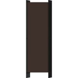 vidaXL Sobna pregrada s 5 panela smeđa 250 x 180 cm | shoptok.hr
